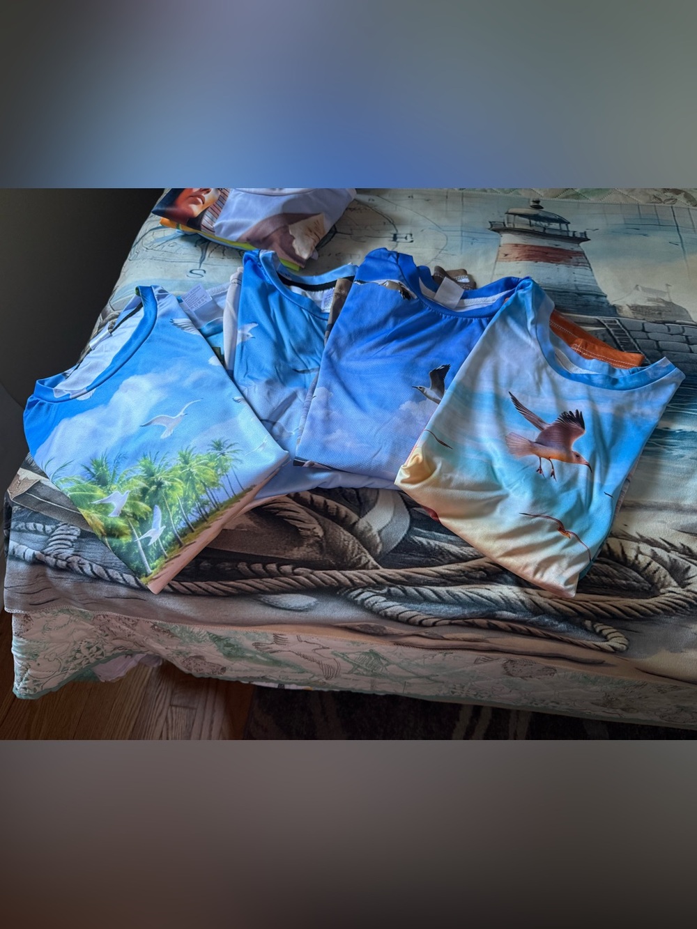 New Set of 5 Gull & Beach Graphic Tees